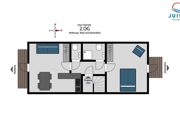 Haus Seerose 244 - Watt & Duenenblick アパート ユイスト